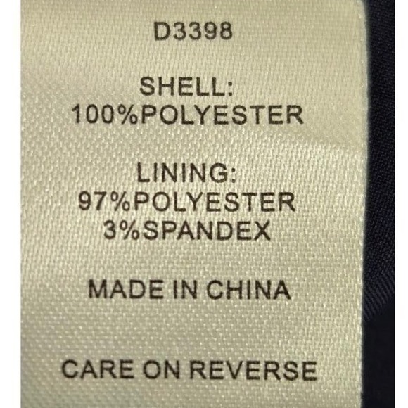 Alexa Amor Floral Tie Neck Dress Women's Medium Navy Long Sleeve Ruffle - Picture 9 of 10